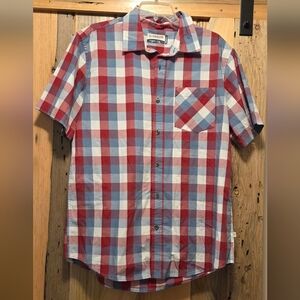 Magellan Outdoors Red and Blue Plaid Shirt